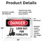 Signmission Look Out For Forklifts, 14 in W x Rectangle, Vinyl Decal OS-2PACK-DS-D-1014-L-1440 - alternate 5
